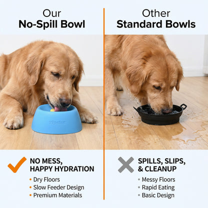 No-Spill Dog Bowl